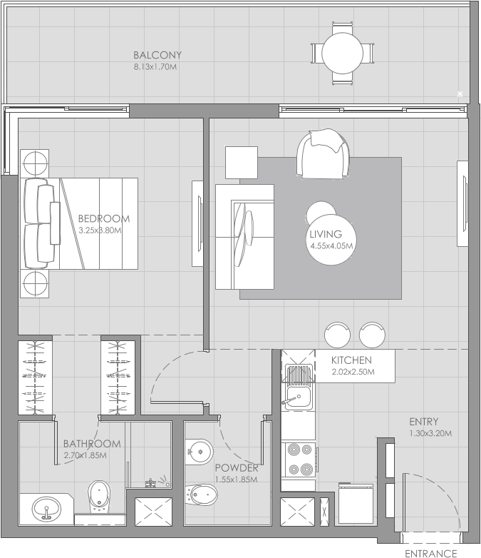apartment 1B-1