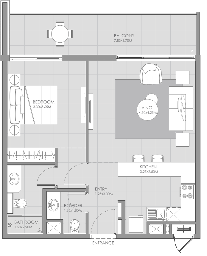 apartment 1B-3